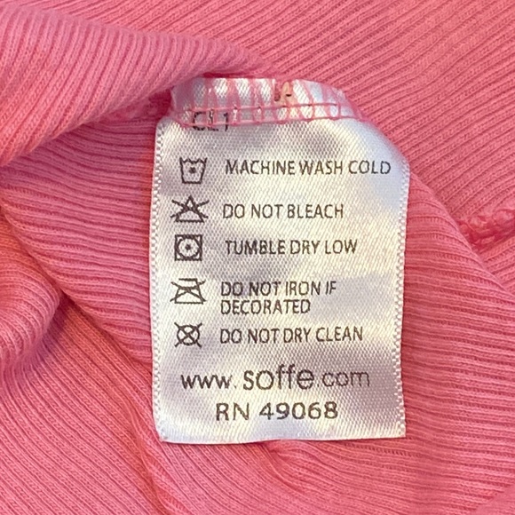 Like new Soffe ribbed basic tank with scoop neck - Picture 6 of 10